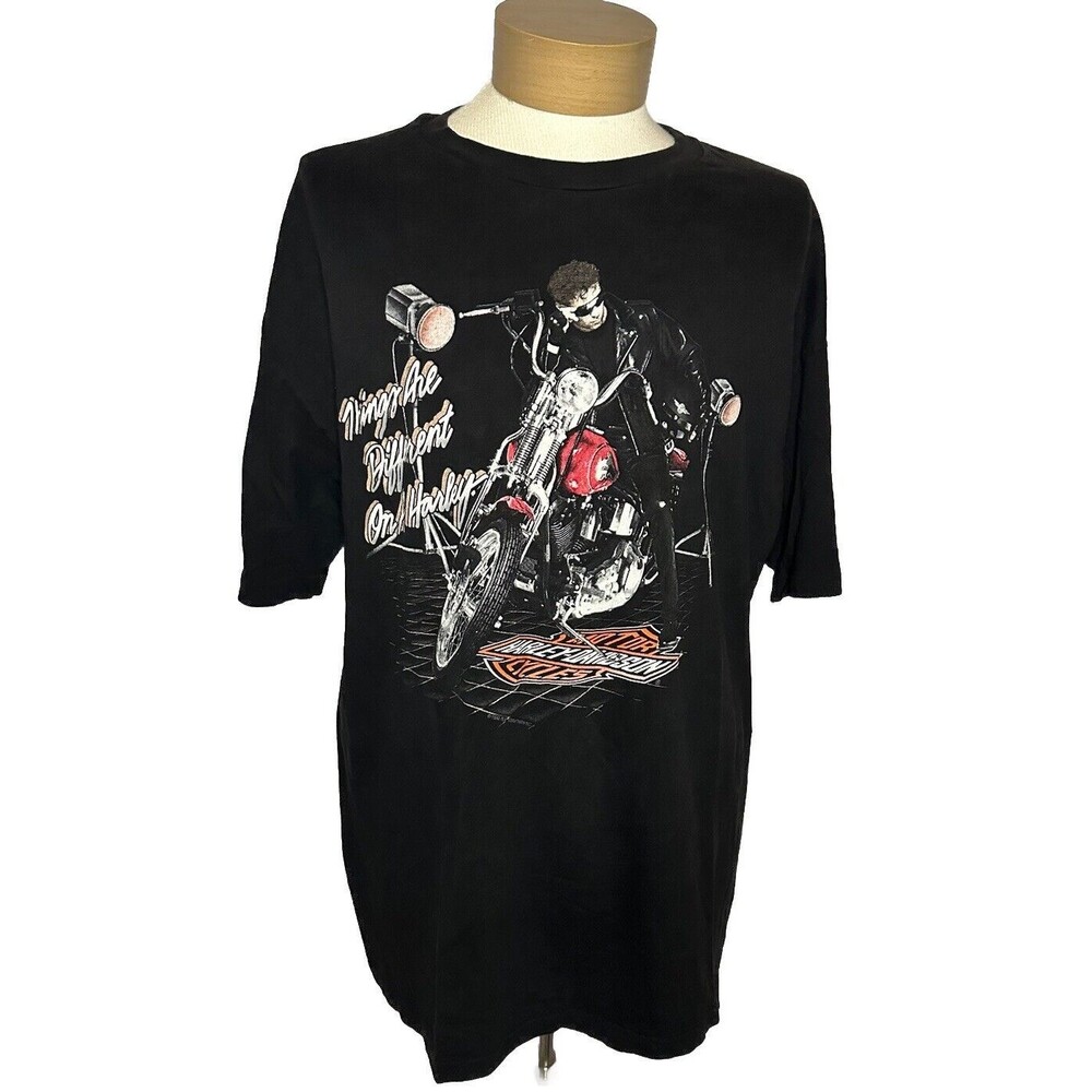 Rare Vintage Harley Davidson Motorcycles James Dean Single Stitch T Shirt